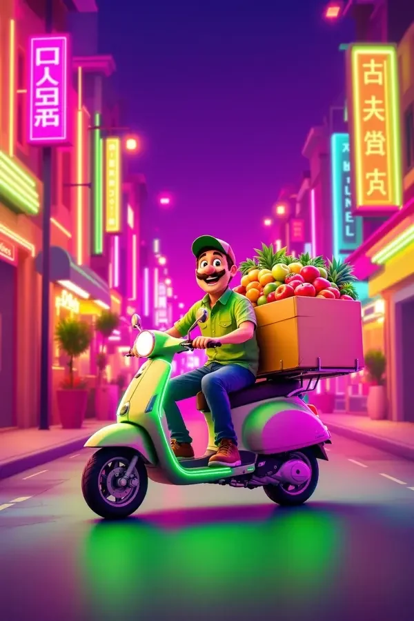 疯狂外卖员 - 调教母狗小说 疯狂外卖员 - 喜剧、都市、动作喜剧影片海报
